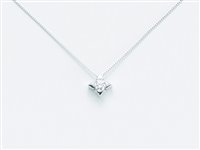 Collana Miluna Donna in Oro bianco Diamante 0.1 Ct CLD2937 - CLD2937